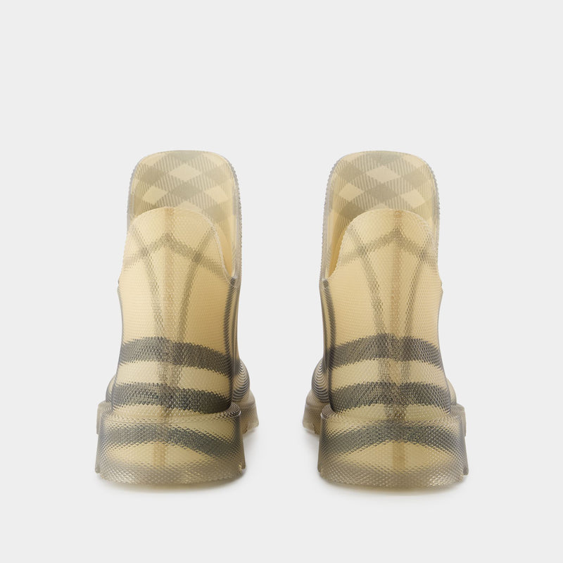 Bottines Marsh Low - Burberry - Synthétique - Beige