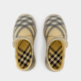 Bottines Marsh Low - Burberry - Synthétique - Beige