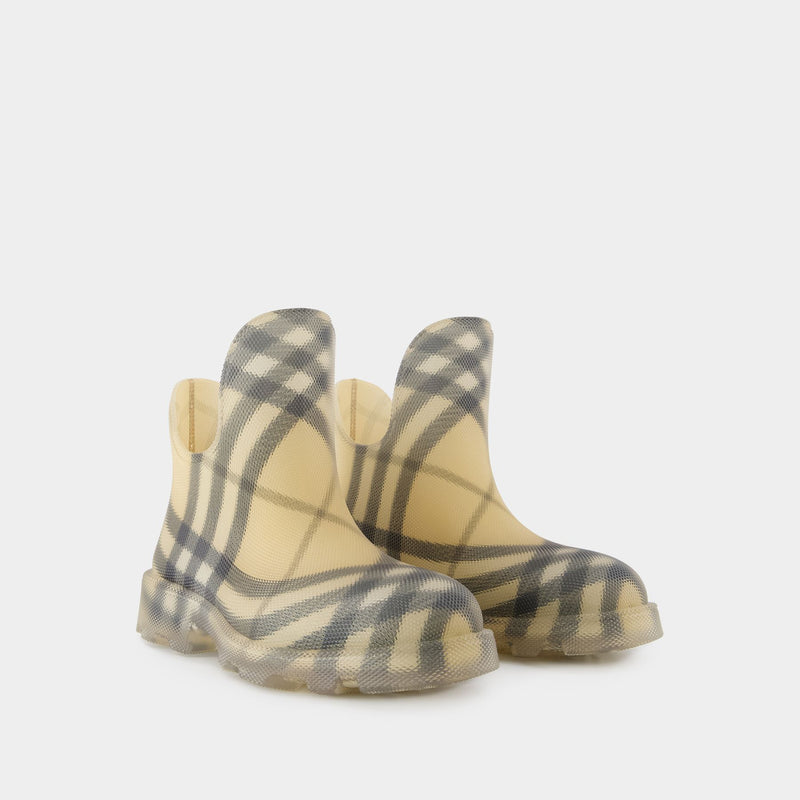 Bottines Marsh Low - Burberry - Synthétique - Beige