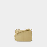 Sac À Bandoulière Snip Small - Burberry - Cuir - Beige