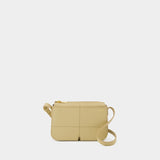 Sac À Bandoulière Snip Small - Burberry - Cuir - Beige