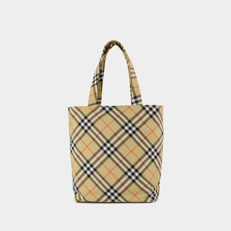 Cabas Classique - Burberry - Synthétique - Beige