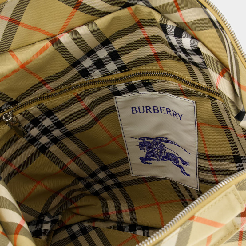 Cabas Classique - Burberry - Synthétique - Beige