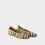 Ballerines Knit Baby 05 - Burberry - Nylon - Beige