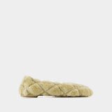 Ballerines Cosy Baby 05 - Burberry - Cuir - Beige