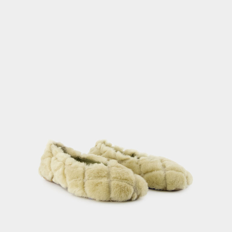 Ballerines Cosy Baby 05 - Burberry - Cuir - Beige