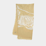 Écharpe Large - Burberry - Laine - Beige