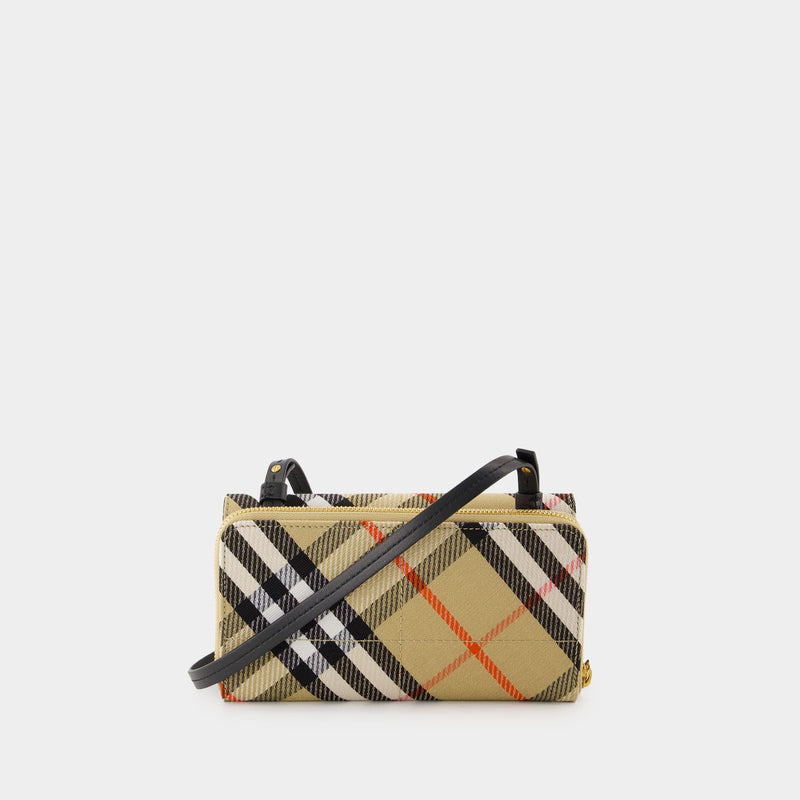 Pochette Snip - Burberry - Synthétique - Beige