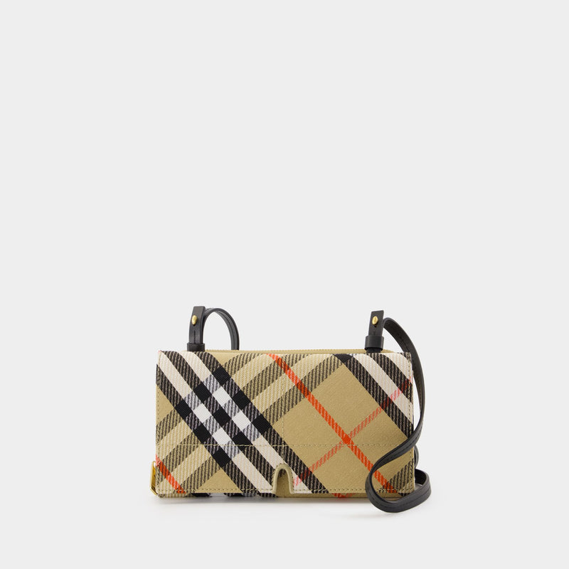 Pochette Snip - Burberry - Synthétique - Beige