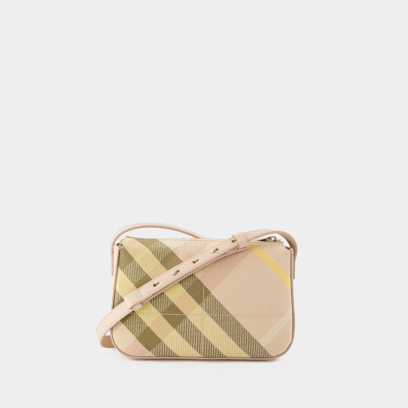 Sac À Bandoulière Snip Small - Burberry - Synthétique - Rose