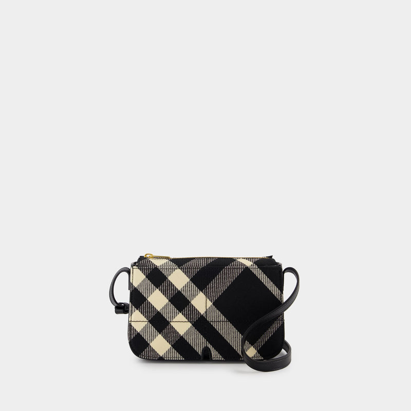 Sac À Bandoulière Snip Small - Burberry - Synthétique - Noir