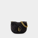 Wallet On Chain Small Rocking - Burberry - Cuir - Noir