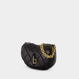 Wallet On Chain Small Rocking - Burberry - Cuir - Noir