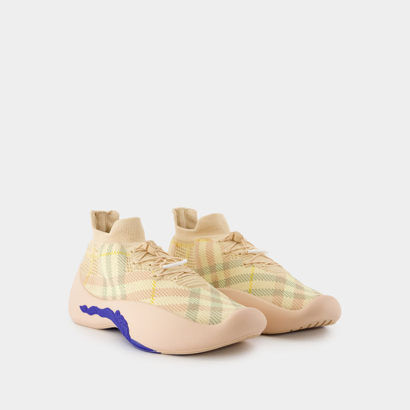 Sneakers Neptune - Burberry - Synthétique - Rose