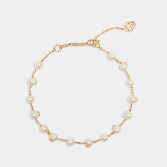 Bracelet Lj Ekd Sphre Pearl - Burberry - Métal - Doré