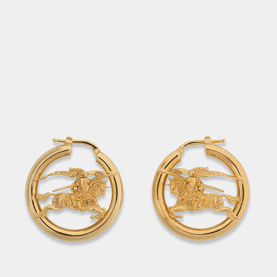 Boucles D'oreilles Lj Ekd Small - Burberry - Métal - Doré