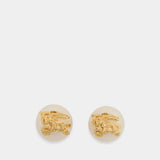 Boucles D'oreilles Lj Ekd Sphre Pearl - Burberry - Métal - Doré