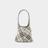 Sac Porté Épaule Small - Burberry - Coton - Neutre