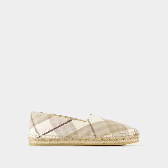 Espadrilles Lf Mews - Burberry - Lin - Beige