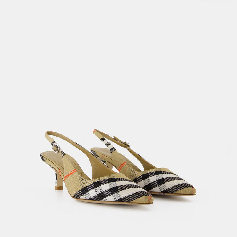 Sandales Lf Birdie 55 - Burberry - Synthétique - Beige