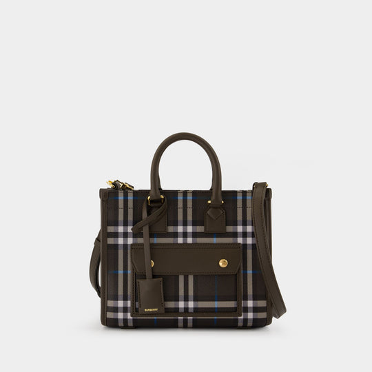 Cabas Mini Freya - Burberry - Synthétique - Multi