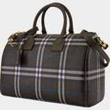 Sac À Main Medium Bowling - Burberry - Coton - Noir