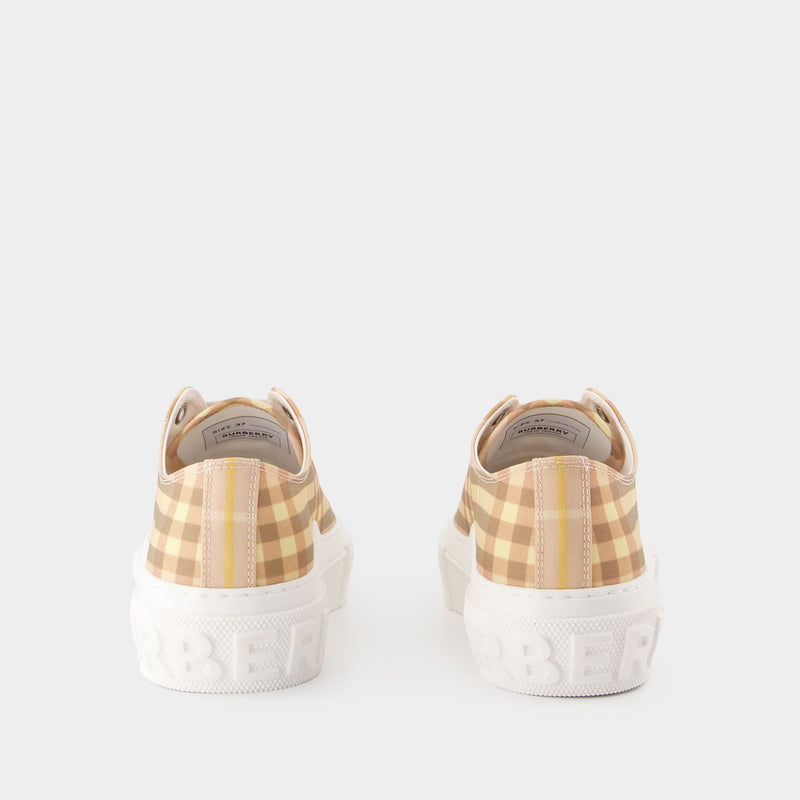 Sneakers Lf Jack Low - Burberry - Synthétique - Beige