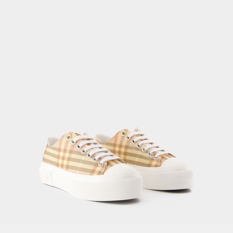 Sneakers Lf Jack Low - Burberry - Synthétique - Beige