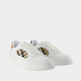 Sneakers Mf Terrace Mix - Burberry - Cuir - Blanc