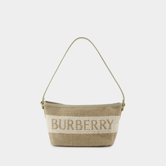 Sac Porté Épaule Simple W56 - Burberry - Synthétique - Beige