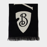 Écharpe - Burberry - Laine - Noir