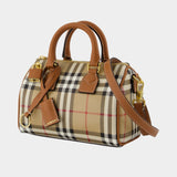 Sac À Main Ll Mini Bowling - Burberry - Cuir Synthétique - Marron
