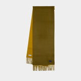 Écharpe Knight Solid - Burberry - Laine - Kaki