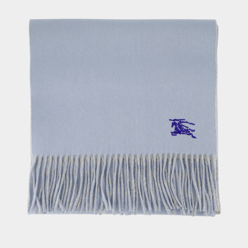 Écharpe Knight Solid - Burberry - Laine - Bleu