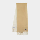 Écharpe Knight Solid - Burberry - Laine - Beige