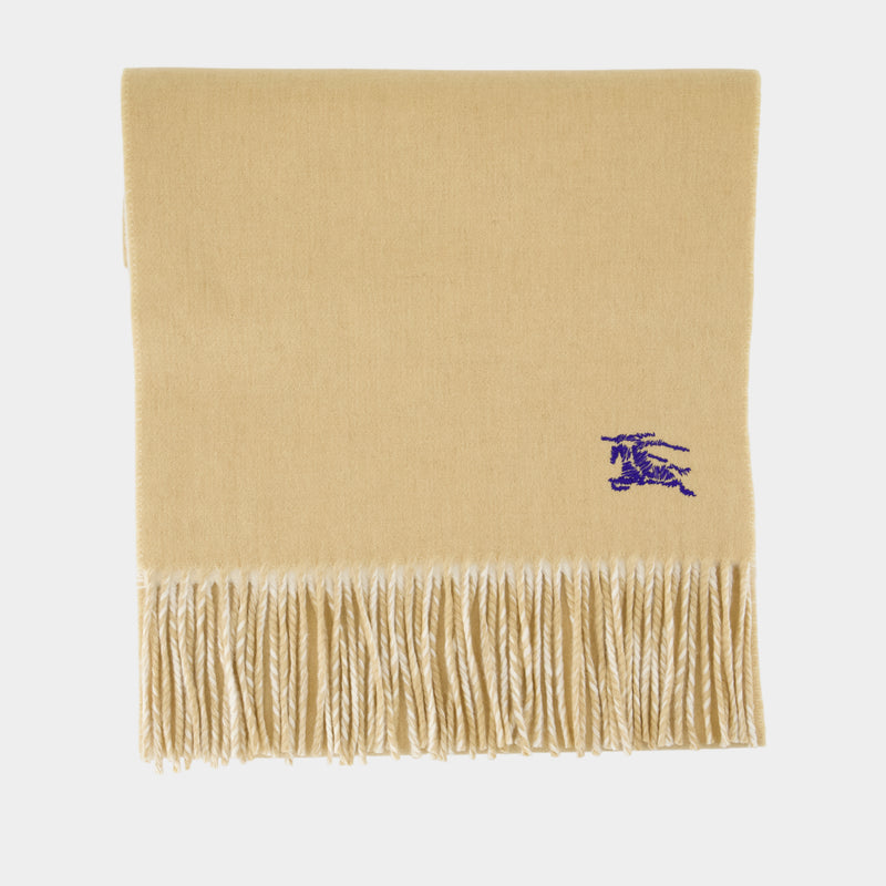 Écharpe Knight Solid - Burberry - Laine - Beige