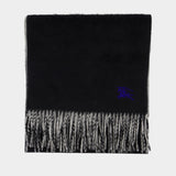 Écharpe Knight Solid - Burberry - Laine - Noir