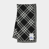 Écharpe Tri Bar - Burberry - Laine - Noir