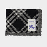 Écharpe Tri Bar - Burberry - Laine - Noir