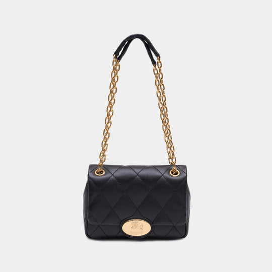 Sac Porté Épaule Ll Small Strand - Burberry - Cuir - Noir