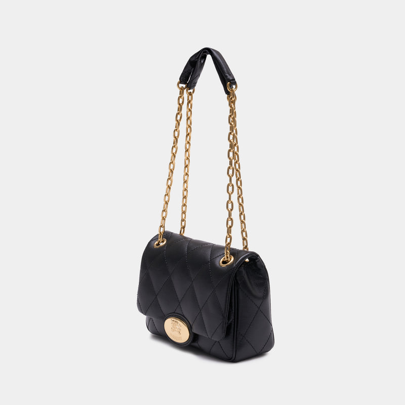 Sac Porté Épaule Ll Small Strand - Burberry - Cuir - Noir