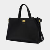 Sac À Main Ll Small Cotswolds - Burberry - Cuir - Noir
