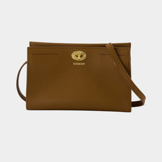 Sac Porté Épaule Cotswolds - Burberry - Cuir - Marron