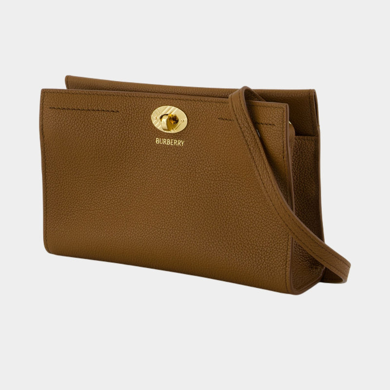 Sac Porté Épaule Cotswolds - Burberry - Cuir - Marron