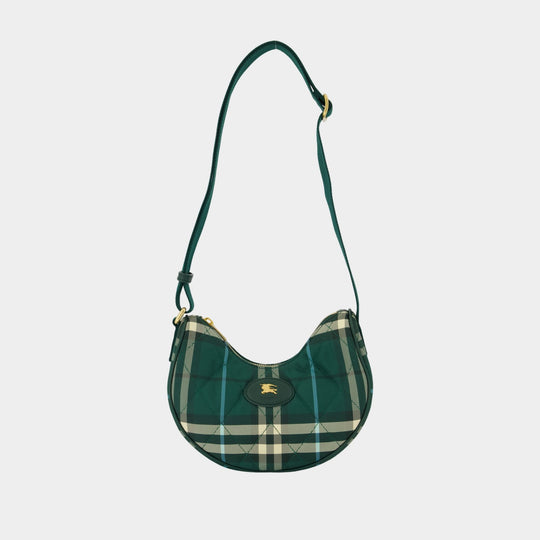 Sac À Bandoulière Ll Horseshoe - Burberry - Nylon - Vert