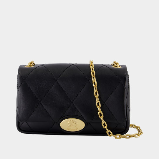 Sac Porté Épaule Strand - Burberry - Cuir - Noir