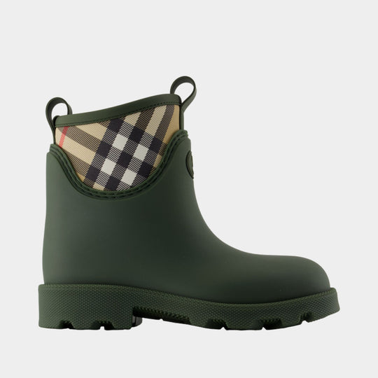 Bottines Marsh Stamp Low - Burberry - Synthétique - Vert