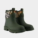 Bottines Marsh Stamp Low - Burberry - Synthétique - Vert