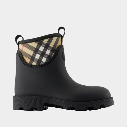 Bottines Marsh Stamp Low - Burberry - Synthétique - Noir