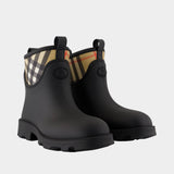 Bottines Marsh Stamp Low - Burberry - Synthétique - Noir